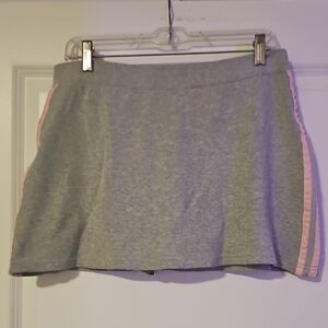 Energy Zone Gray Mini Skirt with Pink Trim
